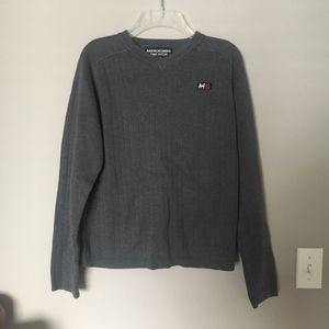 Men's Gray Abercrombie & Fitch Sweater M